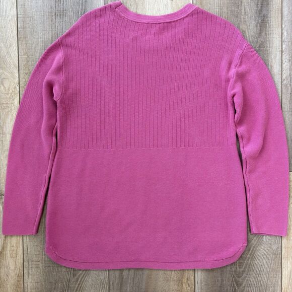 Talbots Womens Dusty Pink Sweater Size M Office Classic Preppy Feminine Cozy - Picture 6 of 12